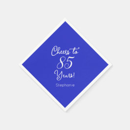 青王室の応援85年85th誕生日パーティーへ スタンダードカクテルナプキン