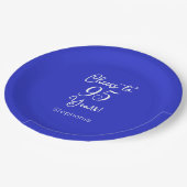 青王室の応援95年95誕生日 ペーパープレート (アングル)