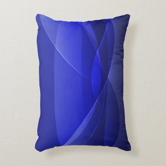 青王室の抽象芸術モダン背景デザイン アクセントクッション (正面(垂直))