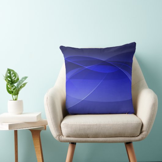 青王室の抽象芸術モダン背景デザイン クッション (椅子)