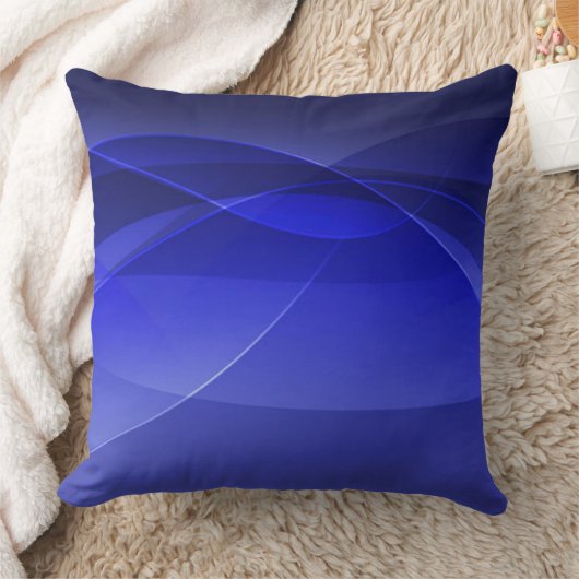 青王室の抽象芸術モダン背景デザイン クッション (ブランケット)