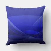 青王室の抽象芸術モダン背景デザイン クッション (裏面)