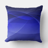 青王室の抽象芸術モダン背景デザイン クッション (正面)