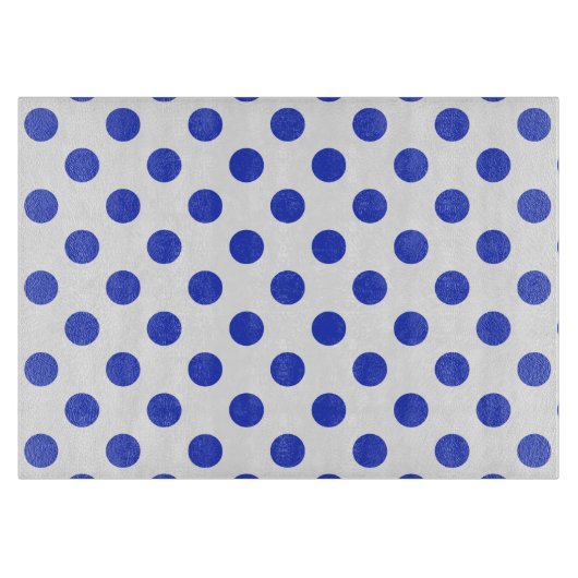 青王室の水玉模様 カッティングボード (正面)