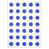 青王室の水玉模様 クリップボード (裏面)