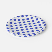 青王室の水玉模様 ペーパープレート (アングル)
