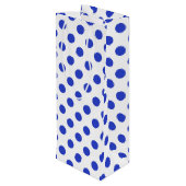 青王室の水玉模様 ワインギフトバッグ (裏面アングル)