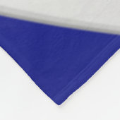 青王室の灰色と白の銀色バレーボール フリースブランケット (角)