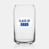 青王室の白の学校のカラー学年 ガラス缶 (正面)