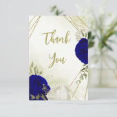 青王室の白の花が緑離れ サンキューカード (スタンド正面)