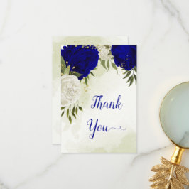 青王室の白の花が緑離れ サンキューカード