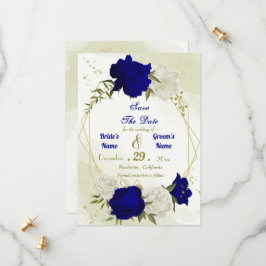 青王室の白の花が緑離れ セーブザデート