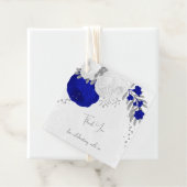 青王室の白の花シルバ結婚ー フェイバータグ (インサイチュ)