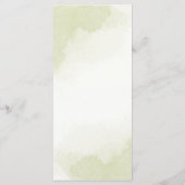 青王室の白の花葉は結婚青 メニュー (裏面)