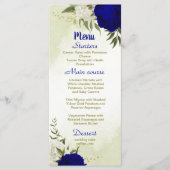 青王室の白の花葉は結婚青 メニュー (正面)