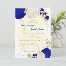 青王室の白の花金ゴールド結婚の