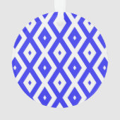 青王室の白ひし形 オーナメント (裏面)