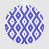 青王室の白ひし形 オーナメント (正面)