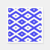 青王室の白ひし形 スタンダードカクテルナプキン (正面)