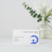 青王室の白サーフィン 名刺 (スタンド正面)