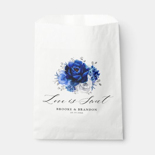 青王室の白シルバーメタリックフローラ結婚ズ フェイバーバッグ (正面)