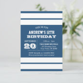 青王室の白チーム誕生日招待状 招待状 (スタンド正面)