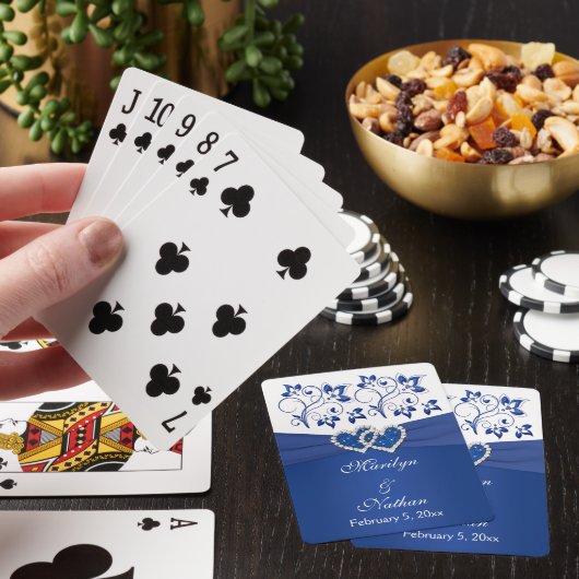 青王室の白フローラの結婚トランプ トランプ (インサイチュ)