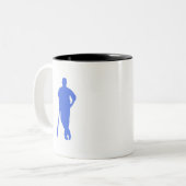 青王室の白野球 ツートーンマグカップ (正面左)