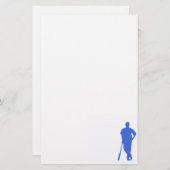 青王室の白野球 便箋 (正面/裏面)