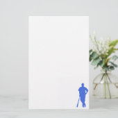 青王室の白野球 便箋 (スタンド正面)