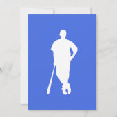 青王室の白野球 招待状 (裏面)