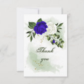 青王室の白 サンキューカード (正面)