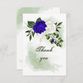 青王室の白 サンキューカード