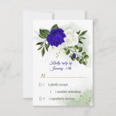 青王室の白 出欠カード (正面)