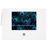 青王室の紫の孔雀の羽結婚の (裏面横)