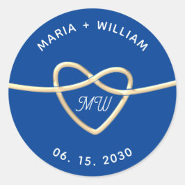 青王室の結婚色 ラウンドシール