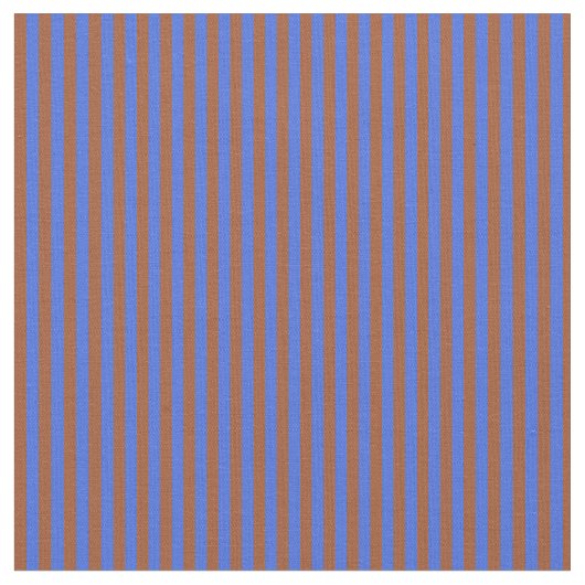 青王室の線とシエナ色の線 ファブリック (クローズアップ)