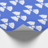 青王室の線記号 ラッピングペーパー (角)