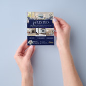 青王室の色だけ上場した不動産仲介業者実在不動産代理店 チラシ (手)