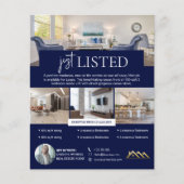 青王室の色だけ上場した不動産仲介業者実在不動産代理店 チラシ (正面)