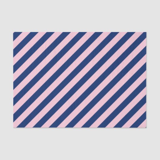 青王室の色とピンクストライプ色 薄葉紙 (正面)