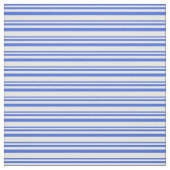 青王室の色と白の色の線 ファブリック (見本)