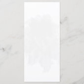 青王室の色と白の花シルバーボ結婚タネス メニュー (裏面)