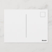 青王室の色のカスタマイズ可能はがき ポストカード (裏面)