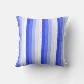 青王室の色のシャストライプドウ クッション (裏面)