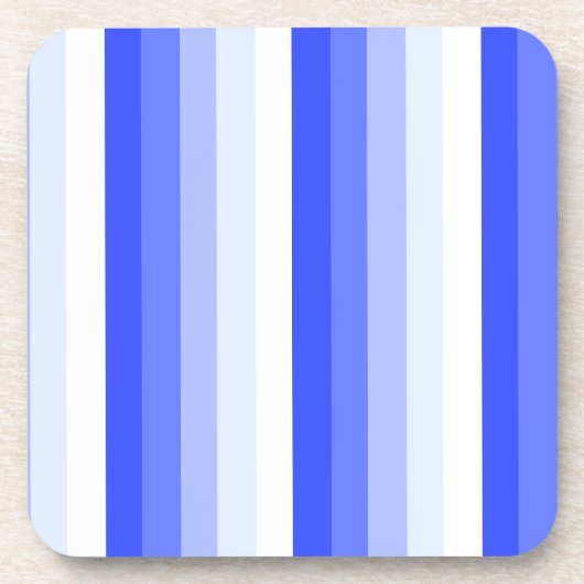 青王室の色のシャストライプドウ コースター (正面)