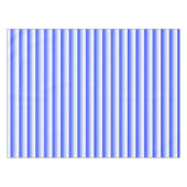 青王室の色のシャストライプドウ テーブルクロス (正面(横))