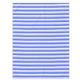 青王室の色のシャストライプドウ テーブルクロス (正面)