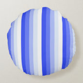 青王室の色のシャストライプドウ ラウンドクッション (裏面)