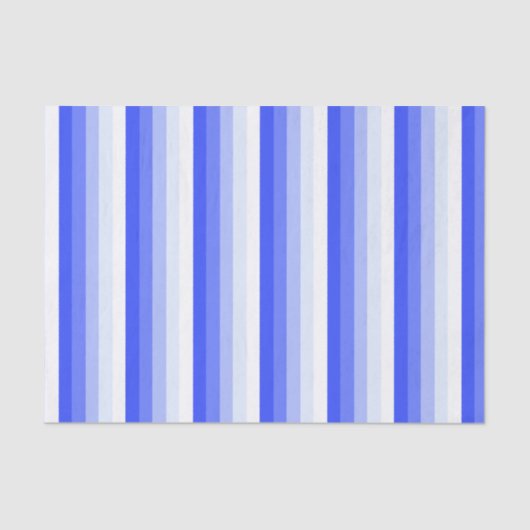 青王室の色のシャストライプドウ 薄葉紙 (正面)